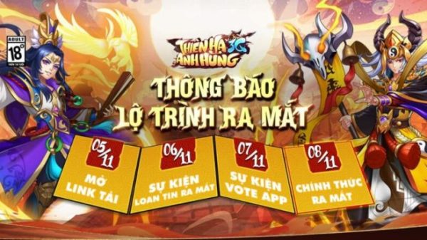 Thiên Hạ Anh Hùng 3Q chính thức ra mắt, tặng ngay 100,000 KNB, Free VIP 9 thien ha anh hung 3q 6 e1667884139623jpg