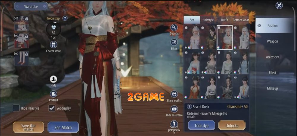 Trang phục trong game Thiên Nhai Minh Nguyệt Đao VNG khiến game thủ thích mới