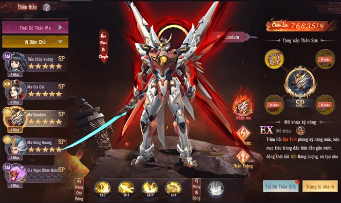 Những hoạt động vượt khỏi tầm MMORPG trong Chiến Giới 4D thienthan chiengioi4d 1