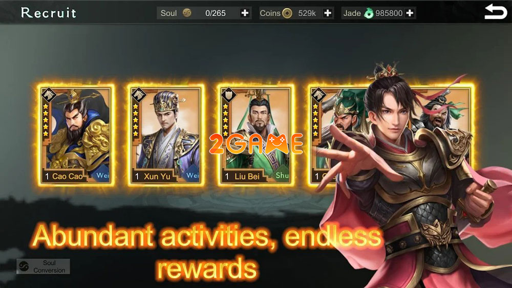 Dàn nhân vật trong game Three Kingdoms: Strategy MOBA Dàn nhân vật trong game Three Kingdoms: Strategy MOBA