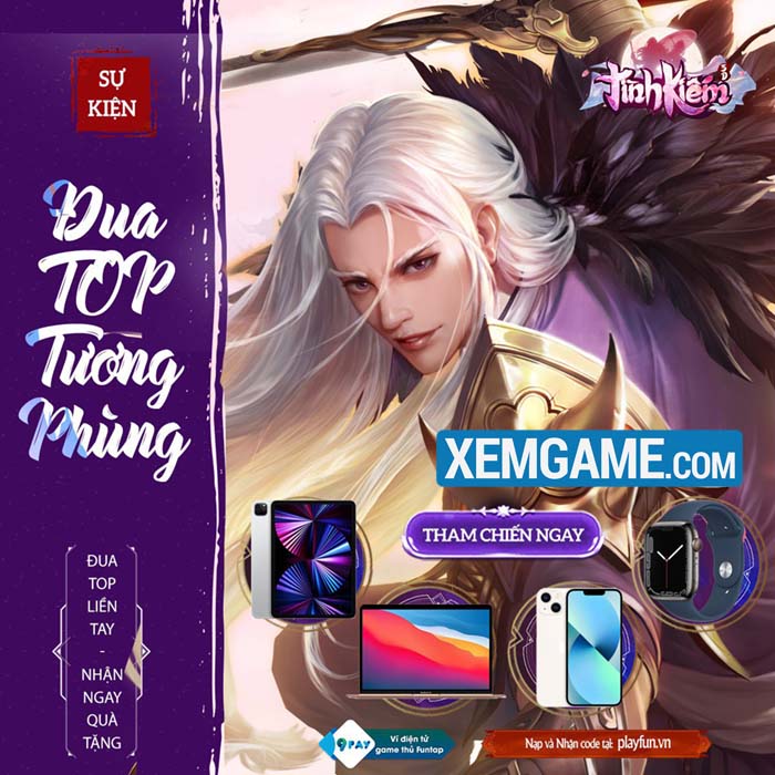 Cơ hội cho những anh hùng tìm lại “ánh hào quang” tại Cụm Tương Phùng mới của Tình Kiếm 3D tinh kiem 3d qua tuong phung dua top 1