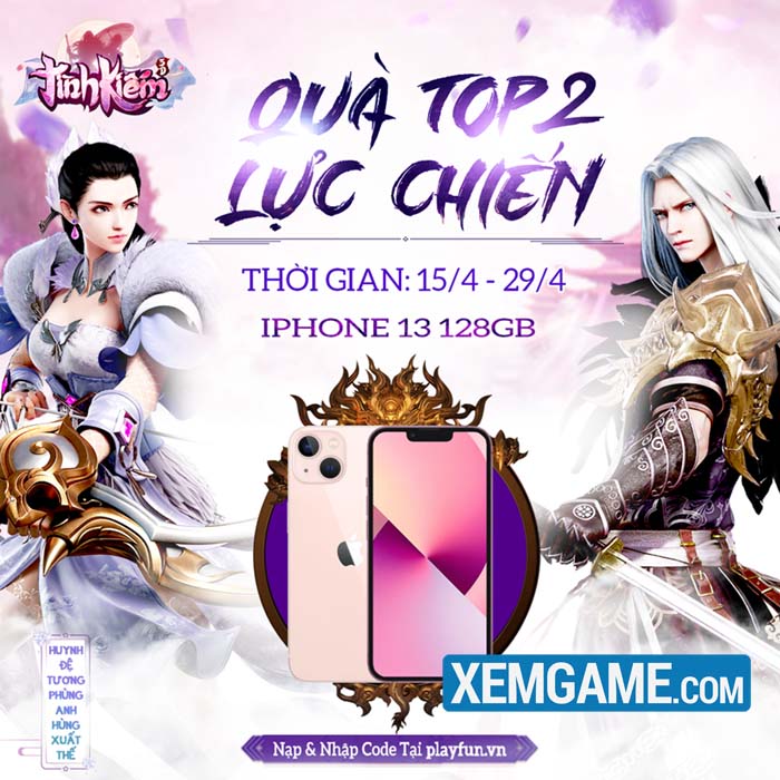 Cơ hội cho những anh hùng tìm lại “ánh hào quang” tại Cụm Tương Phùng mới của Tình Kiếm 3D tinh kiem 3d qua tuong phung dua top 5