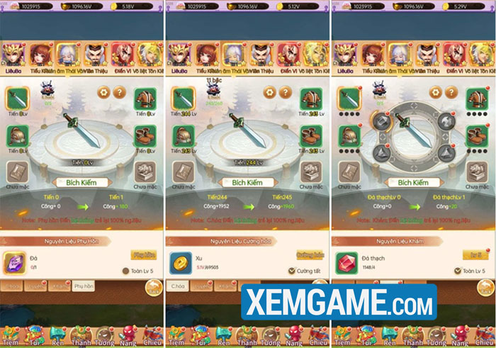 Tướng & trang bị thể hiện lối chơi cực chất của Cực Loạn 3Q tinhnang02