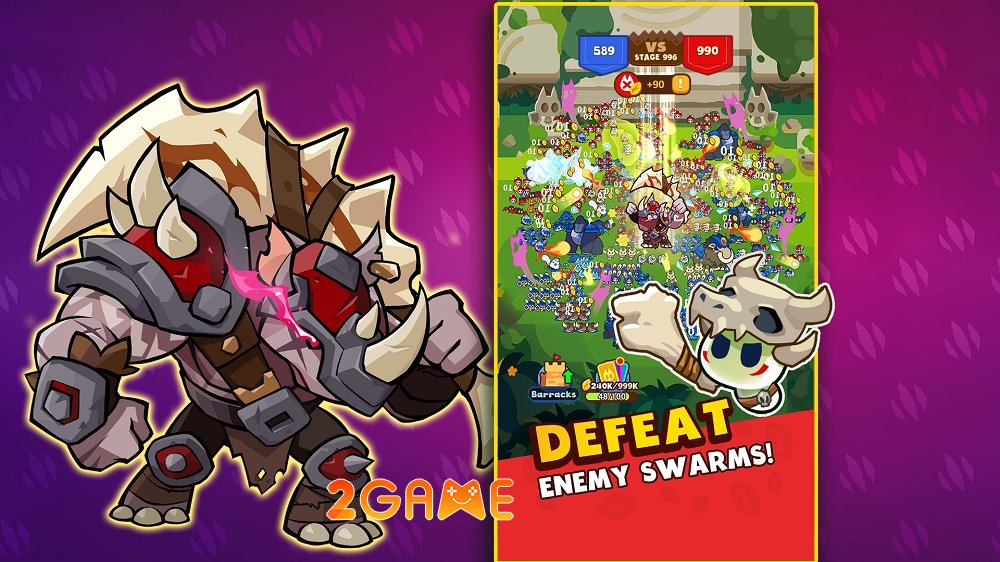 Tiny Animal War: Go – Game chiến thuật nhàn rỗi với đồ hoạ đáng yêu tinyanimalwargo 2