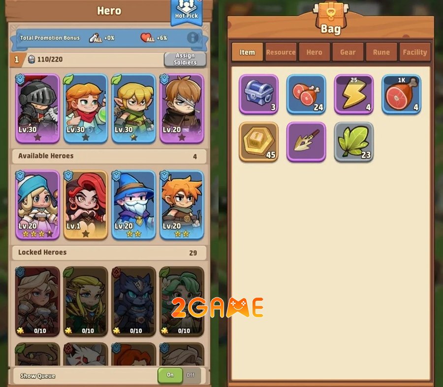 Lối chơi và các tính năng quan trọng trong game phiêu lưu Top Heroes top heroes hinhanh 5