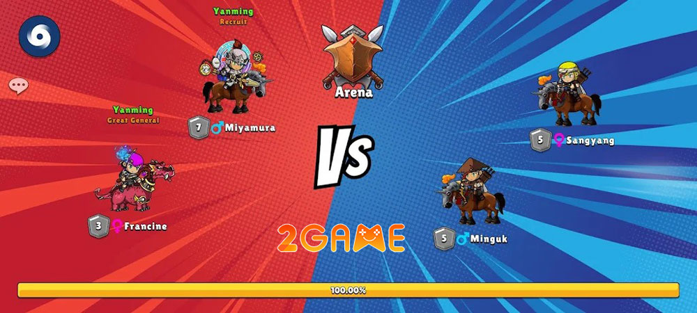 Chế độ 2v2 của game Toss Kingdom Multiplayer Chế độ 2v2 của game Toss Kingdom Multiplayer