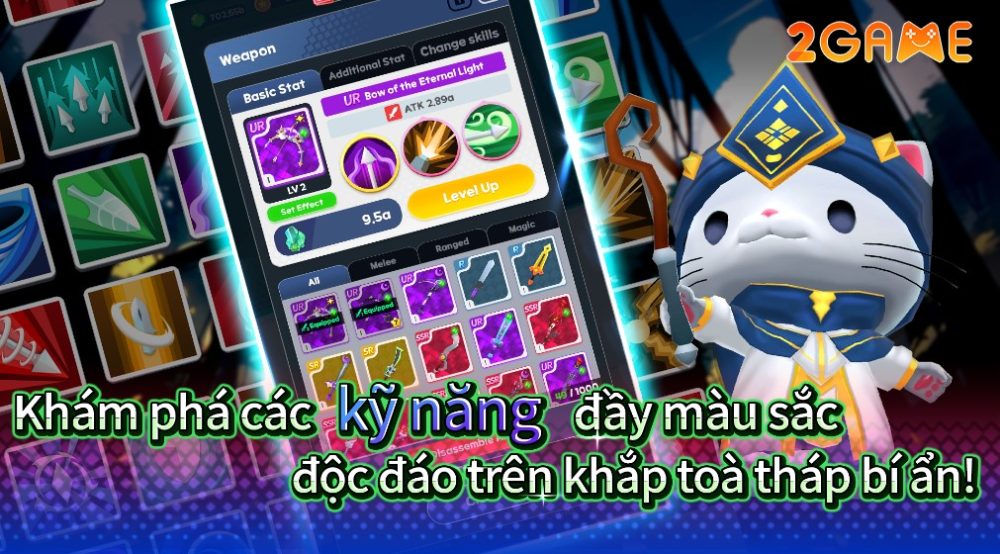tower-cat-rising-idle-cat-rpg-4 Chiêm ngưỡng các hiệu ứng kỹ năng đặc sắc trong game Tower Cat Rising: Idle Cat RPG