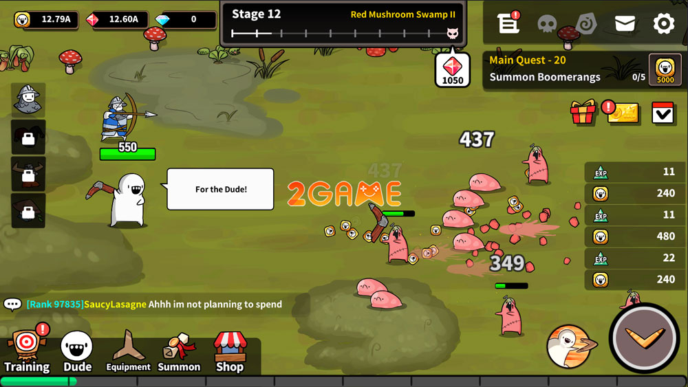 Gameplay hài hước của game Boomerang RPG Gameplay hài hước của game Boomerang RPG