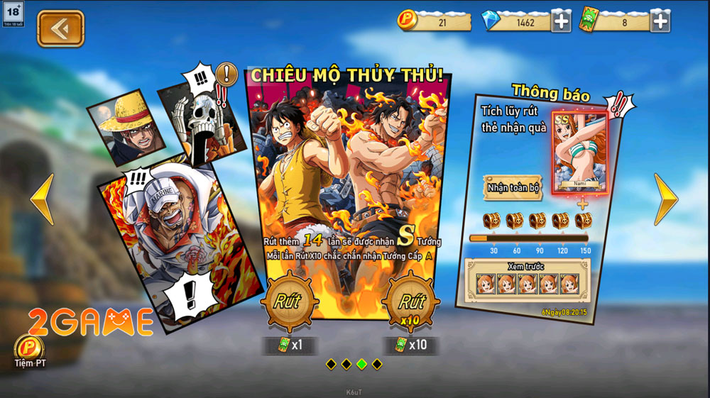 Hải Tặc Origin có gì hot so với những game thẻ tướng One Piece khác? trai nghiem hai tac origin 3