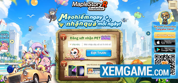 trai-nghiem-maple-story-m-evolution-1 Trải nghiệm MapleStory R: Evolution: Đồ họa cute, hệ thống và tính năng bài bản, có chiều sâu trai nghiem maple story m evolution 1