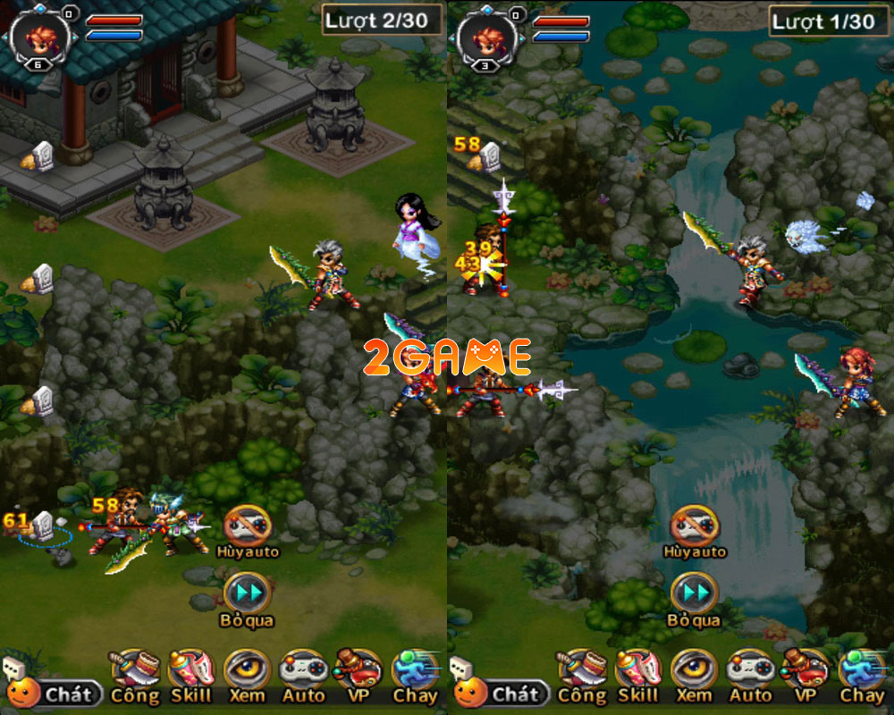 Khung cảnh combat của game Phong Vân Truyền Kỳ 2 Khung cảnh combat của game Phong Vân Truyền Kỳ 2