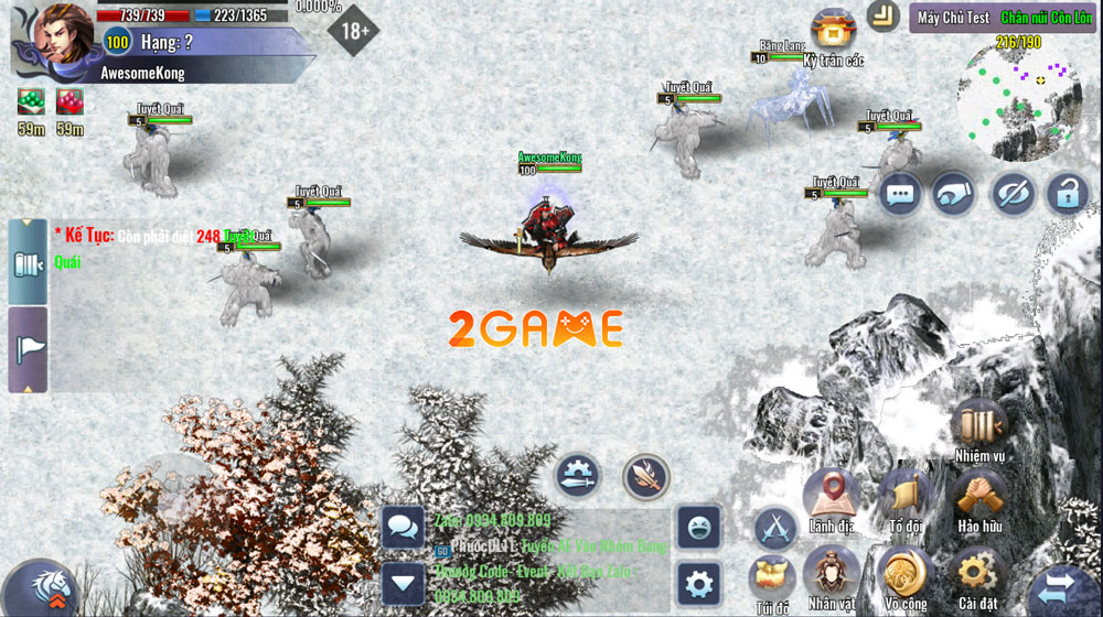 Lớp nhân vật Đạo Sĩ cưỡi Đại bàng trong game MMORPG Tam Giới Phân Tranh Mobile Lớp nhân vật Đạo Sĩ cưỡi Đại bàng trong game MMORPG Tam Giới Phân Tranh Mobile