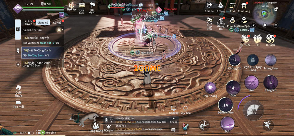 Đồ họa ấn tượng của game Thiên Nhai Minh Nguyệt Đao VNG Đồ họa ấn tượng của game Thiên Nhai Minh Nguyệt Đao VNG