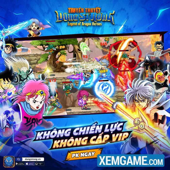 Truyền Thuyết Dũng Sĩ Rồng – tựa game dù gắn liền tuổi thơ của 8x, 9x nhưng cũng khiến GenZ bị mê hoặc truyen thuyet dung si rong gioi thieu game 1
