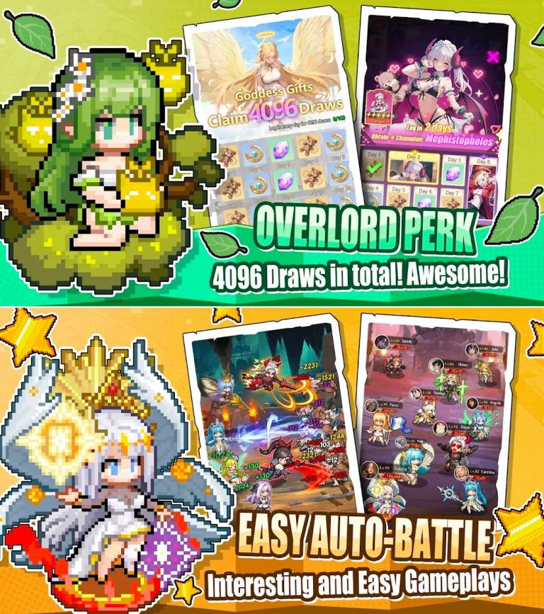 Pixel Overlord: 4096 Draws - Game nhập vai đồ họa phong cách cổ điển đang mở Đăng ký trước thông qua Google Play Store tumhwoi