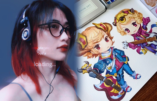 Không cần "tâm hồn nức nở", loạt gái xinh Gen Z trổ tài, vẽ tặng Gun Gun Mobil mừng sinh nhật cực yêu untitled 1 1649840107839914527230png