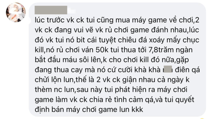 Người phụ nữ bị chồng con "ruồng bỏ" vì chơi game giỏi - Ảnh 2. Người phụ nữ bị chồng con "ruồng bỏ" vì chơi game giỏi - Ảnh 2.