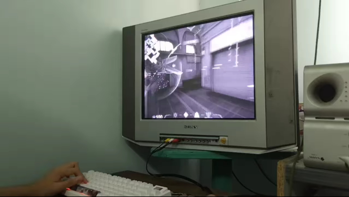 Try-hard trên màn hình đen trắng thời "ông nội", game thủ VALORANT khiến cộng đồng nể sợ - Ảnh 1. Try-hard trên màn hình đen trắng thời "ông nội", game thủ VALORANT khiến cộng đồng nể sợ - Ảnh 1.