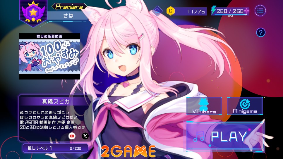 Vbeat – Game Rhythm với các bài hát độc quyền của Vtuber vbeat 3