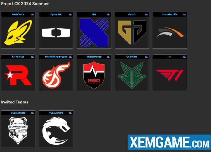 HLV Yuna và Tinikun bình chọn đội hình VCS All Stars dự KeSPA Cup 2024 vcs all stars 2024 3