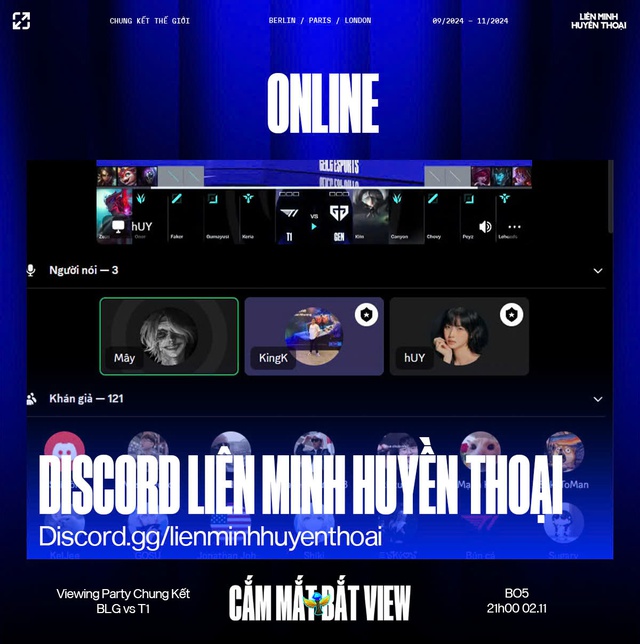 Có cả kênh online cho những khán giả không tiện đi lại Có cả kênh online cho những khán giả không tiện đi lại