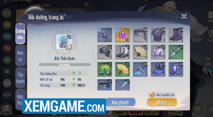 vlnh-2 Võ Lâm Nhàn Hiệp VNG: Cẩm nang toàn tập về các loại trang bị vlnh 2