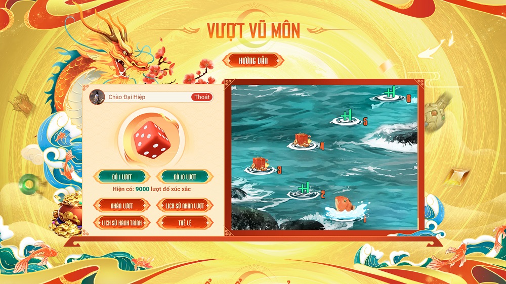 Cá Chép Vượt Vũ Môn: Thử thách “đạp gió rẽ sóng” nhận quà cực hấp dẫn dành cho game thủ dòng Võ Lâm Truyền Kỳ mùa Tết vltk 1