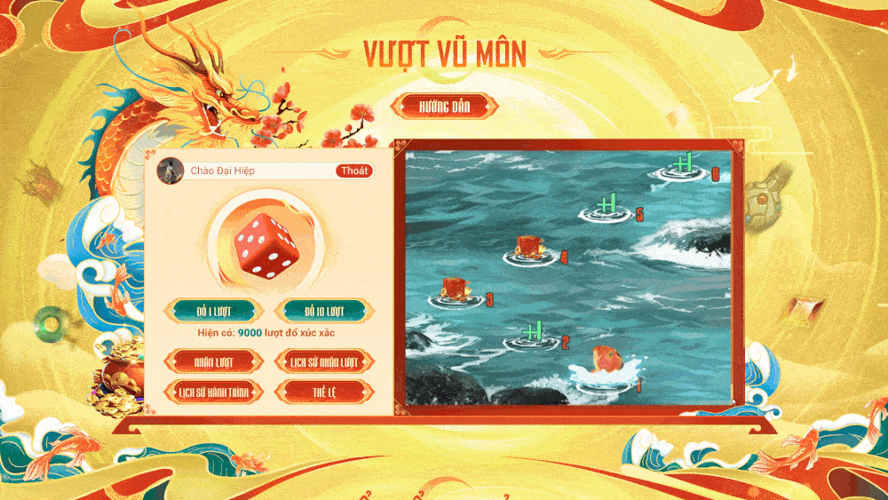 Cá Chép Vượt Vũ Môn: Thử thách “đạp gió rẽ sóng” nhận quà cực hấp dẫn dành cho game thủ dòng Võ Lâm Truyền Kỳ mùa Tết vltk 4