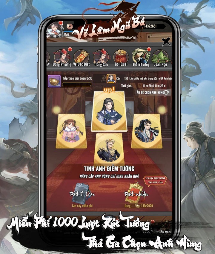 Đổi gió với game đấu tướng chủ đề kiếm hiệp Kim Dung trong Võ Lâm Ngũ Bá RPG Idle Đổi gió với game đấu tướng chủ đề kiếm hiệp Kim Dung trong Võ Lâm Ngũ Bá RPG Idle