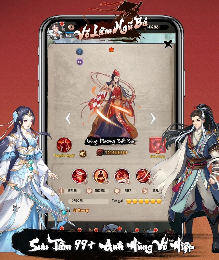 Đổi gió với game đấu tướng chủ đề kiếm hiệp Kim Dung trong Võ Lâm Ngũ Bá RPG Idle Đổi gió với game đấu tướng chủ đề kiếm hiệp Kim Dung trong Võ Lâm Ngũ Bá RPG Idle