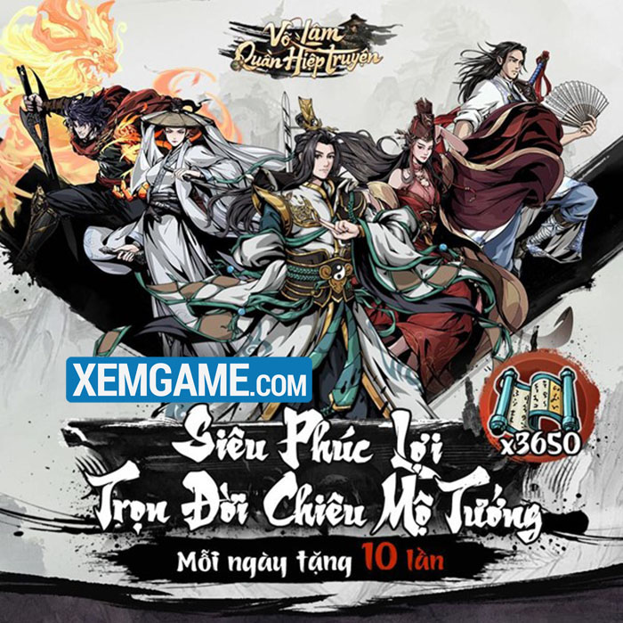 Võ Lâm Quần Hiệp Truyện chính thức ra mắt, nhưng dàn phúc lợi toàn diện mới là điểm nhấn khiến cộng đồng xuýt xoa vo lam quan hiep truyen 13 4 5