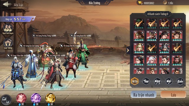 Vương Giả Thiên Hạ một trong những siêu phẩm nhập vai thẻ tướng chuẩn bị đón đầu game thủ Việt Nam vuong gia thien ha 4