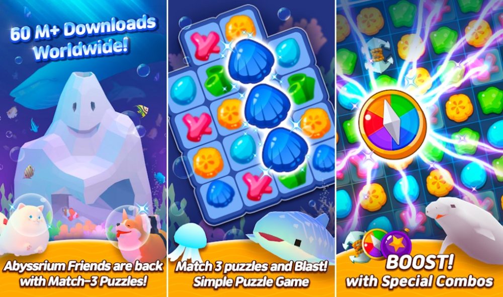 Abyssrium Match hiện đã chính thức ra mắt trên nền tảng di động thông qua Google Play Store và Apple Store