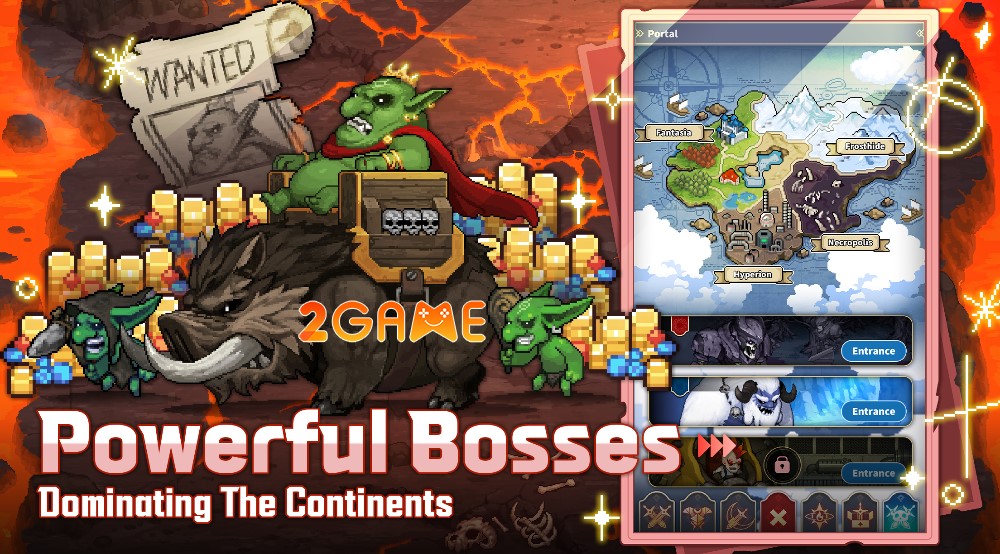 warrior-raid-3 Khiêu chiến với đủ loại Boss trong game nhập vai nhàn rỗi Warrior Raid: Idle RPG