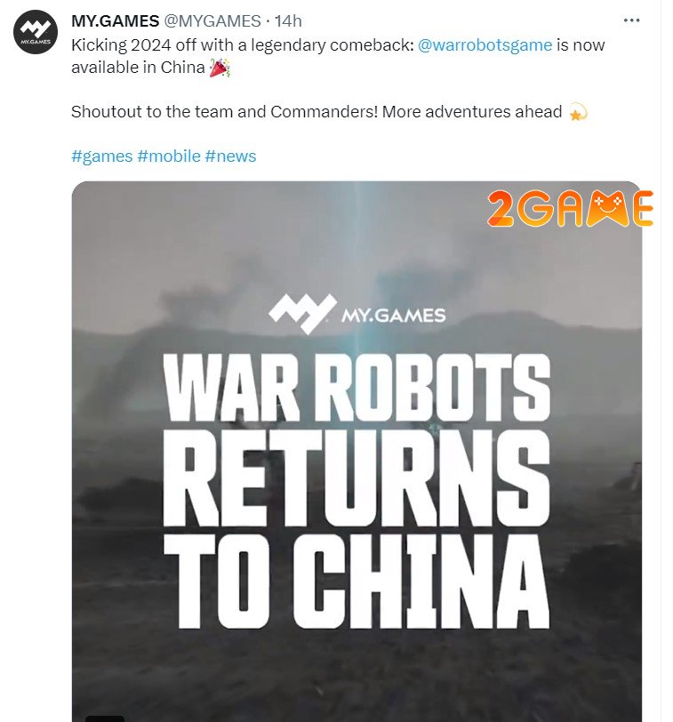 War Robots Mobile – Game bắn súng hàng đầu của MY.GAMES comeback tại Trung Quốc warrobotsmobile comeback 1