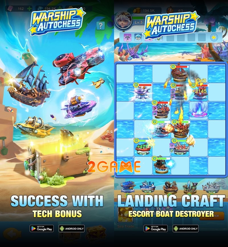 warshipautochesspve-1 Warship Auto Chess: PVE – Một biến thể mới hấp dẫn của thể loại auto chess warshipautochesspve 1