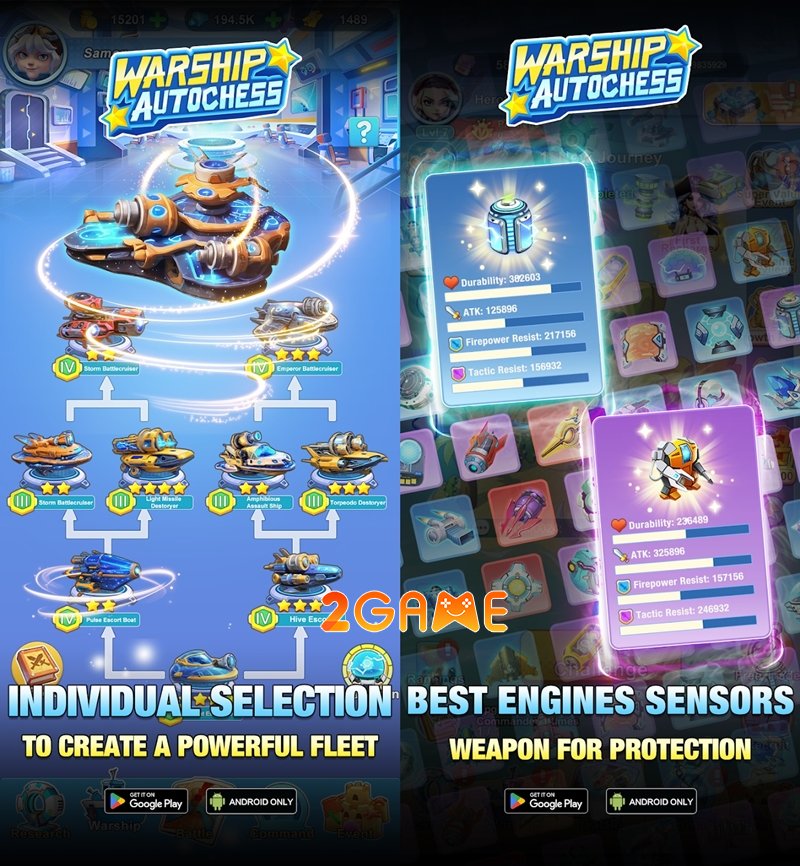 warshipautochesspve-2 Warship Auto Chess: PVE – Một biến thể mới hấp dẫn của thể loại auto chess warshipautochesspve 2