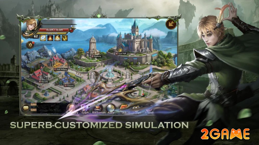 Xây dựng thành phố trong game MMORPG Wartune Lite