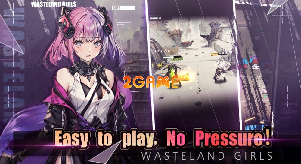 Lối chơi đơn giản của tựa game Wasteland Girls