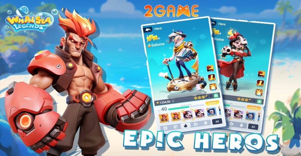 Whalsea Legends – Game chiến lược với đồ họa đẹp mắt hấp dẫn whalsea legends 1