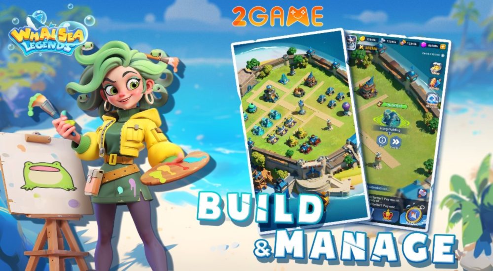 Xây dựng và phát triển thành phố trong Whalsea Legends