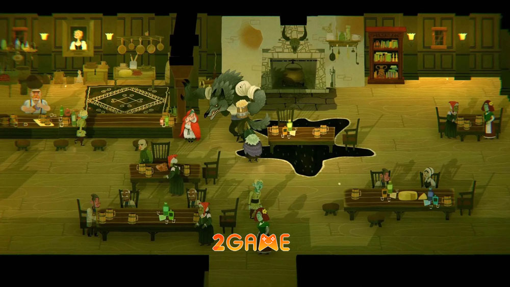 Ngôi nhà của nhân vật chính trong game Wytchwood Ngôi nhà của nhân vật chính trong game Wytchwood