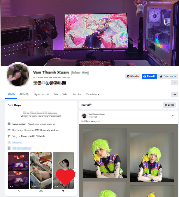 Tò mò ghé thăm trang cá nhân nữ coser xinh đẹp của tựa game nhà VNG, cộng đồng game "khóc thét" vì u mê không lối thoát - Ảnh 2.