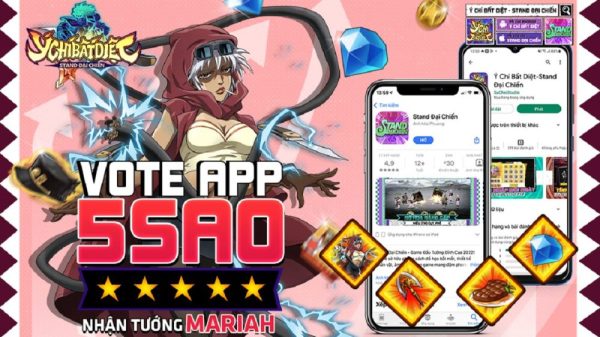 Siêu bão tháng 9 Ý Chí Bất Diệt – Stand Đại Chiến, chính thức đổ bộ, tặng liền iphone 14 cho game thủ y chi bat diet stand dai chienpng