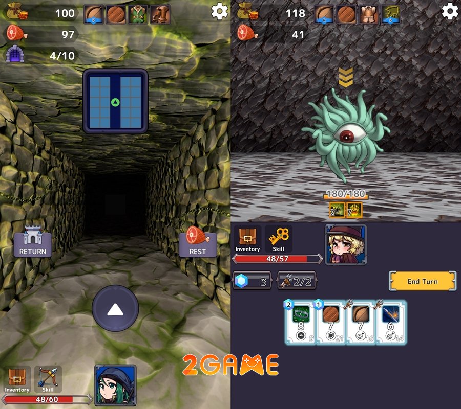 Zakuzaku Craft – Game nhập vai thẻ bài độc đáo không theo kiểu roguelike zakuzakucraft 1