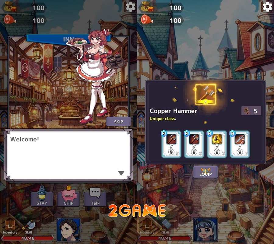 Zakuzaku Craft – Game nhập vai thẻ bài độc đáo không theo kiểu roguelike zakuzakucraft 2