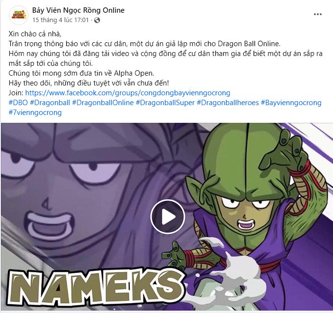 Xuất hiện game Dragon Ball Online sắp ra mắt tại Việt Nam, là dự án Việt hóa của trò chơi đình đám? - Ảnh 2. Xuất hiện game Dragon Ball Online sắp ra mắt tại Việt Nam, là dự án Việt hóa của trò chơi đình đám? - Ảnh 2.