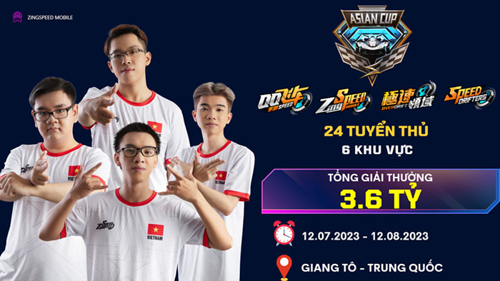 ZingSpeed Mobile tổ chức họp báo ra mắt dàn tuyển thủ eSports tham dự Asian Cup 2023 zingspeed mobile hop bao ra mat tuyen thu giai dau 2