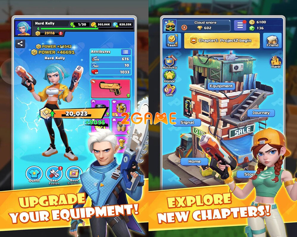 Quẩy nát thành phố tiêu diệt thây ma trong game roguelike Zombie Dude zombie dude 1