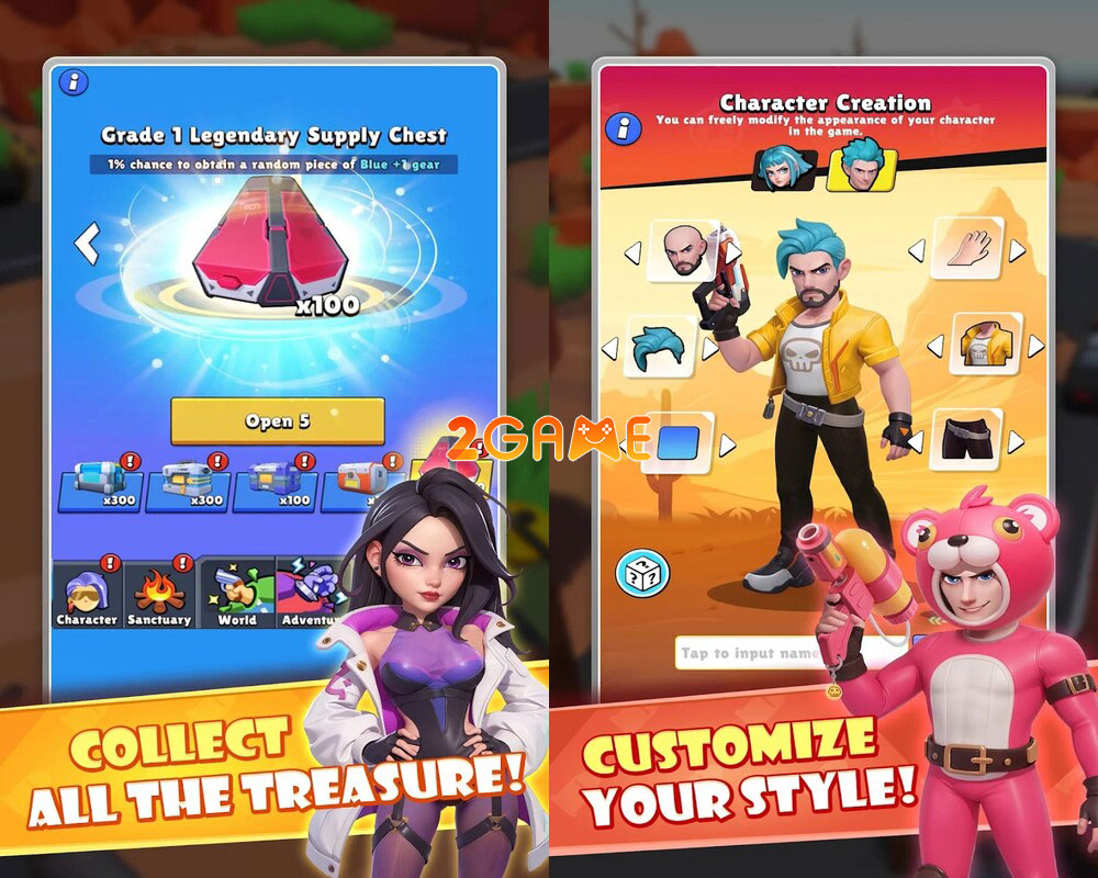 Phần thưởng hấp dẫn của game Zombie Dude